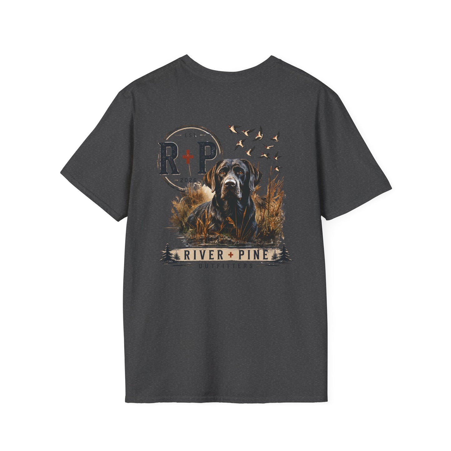 R+P Black Dog in Reeds  Men's Tee