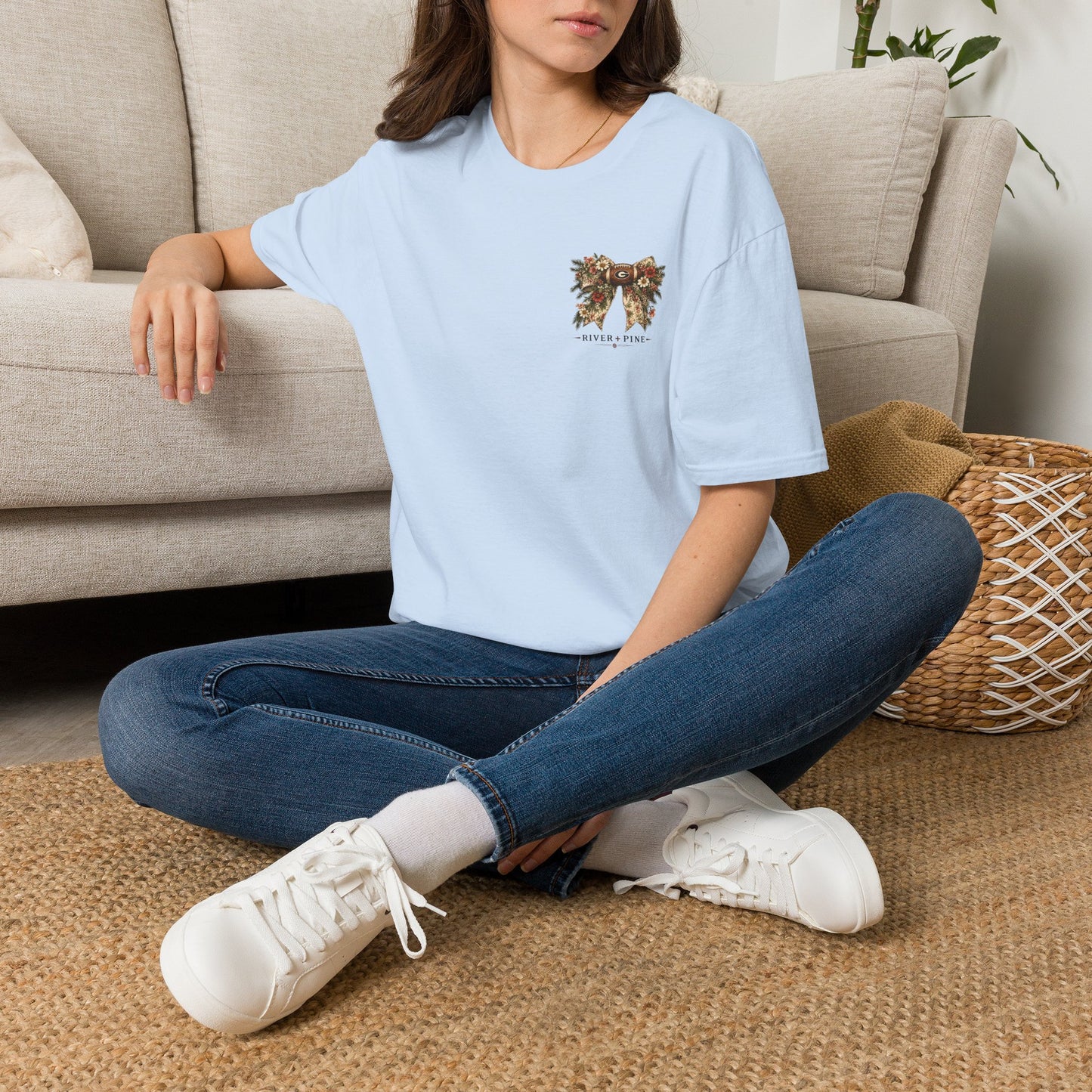 River + Pine - Glory, Glory & Wildflowers UGA Womens Tee