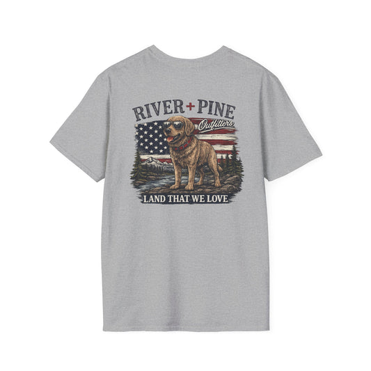 River & Pine Logo Men's T‑Shirt Land that We Love