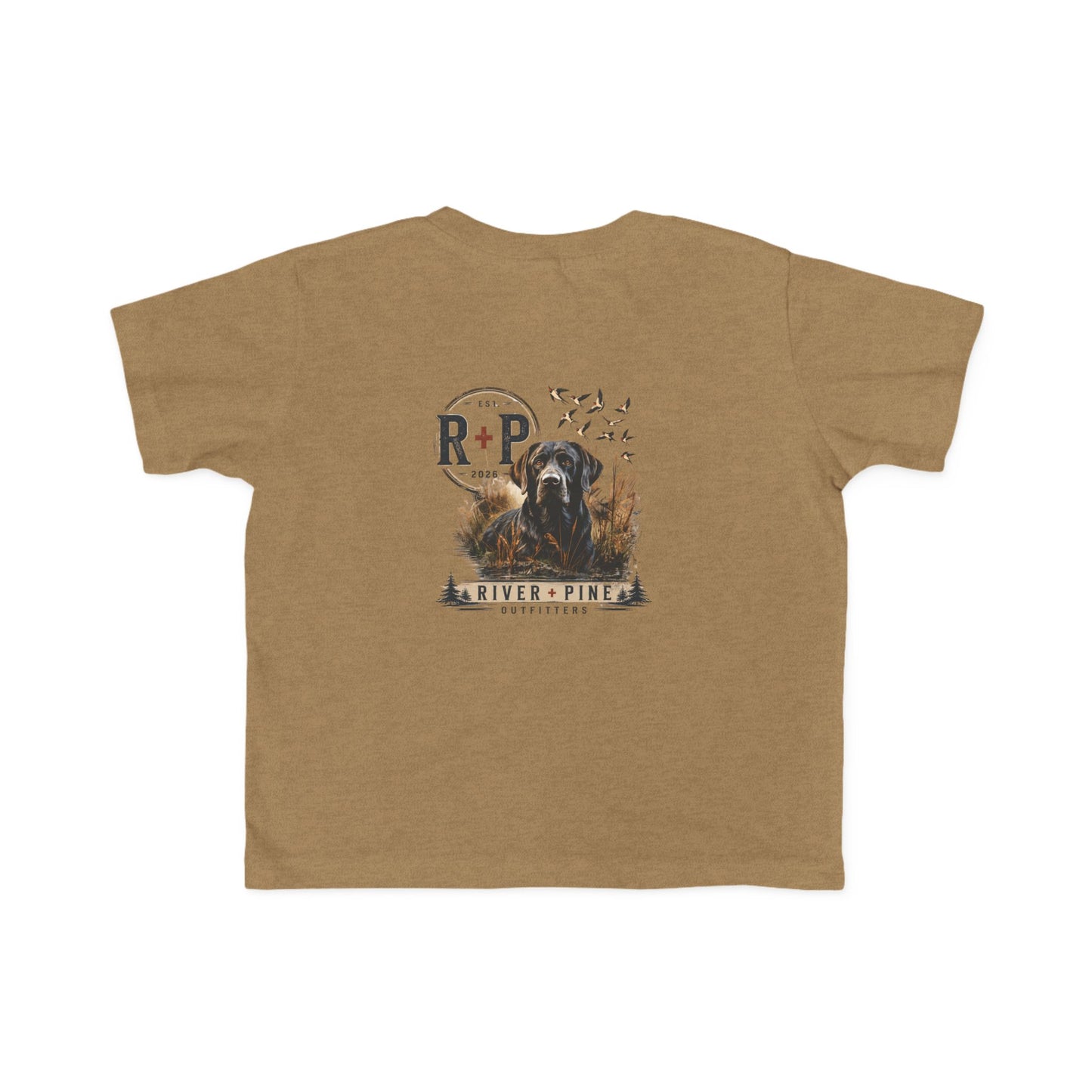 River & Pine Black Dog in Reeds Toddler Graphic Tee (R+P)