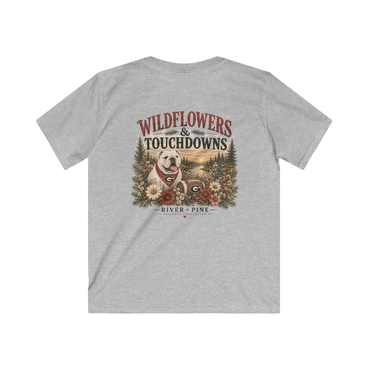 River + Pine Wildflowers & Touchdowns Youth Tee