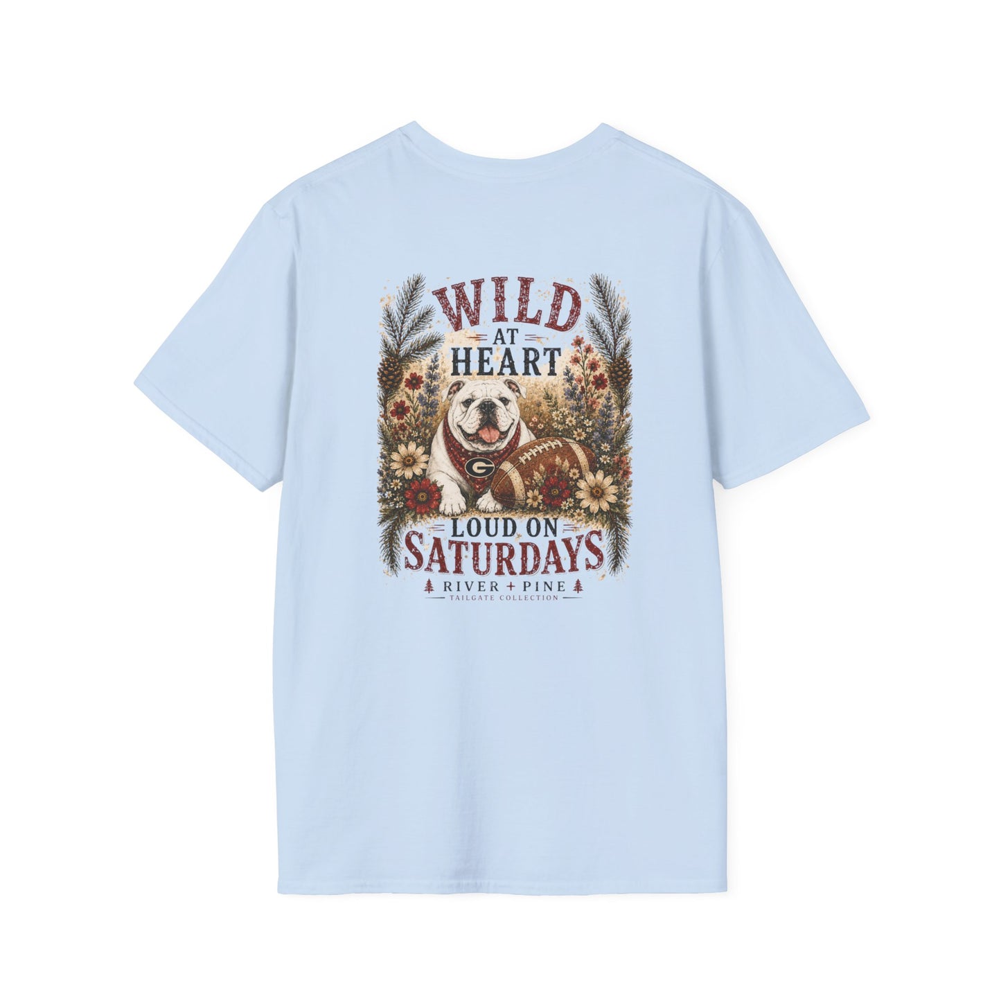 'River & Pine' - Wild Heart, Loud on Saturdays - Women's Tee Gildan Softstyle
