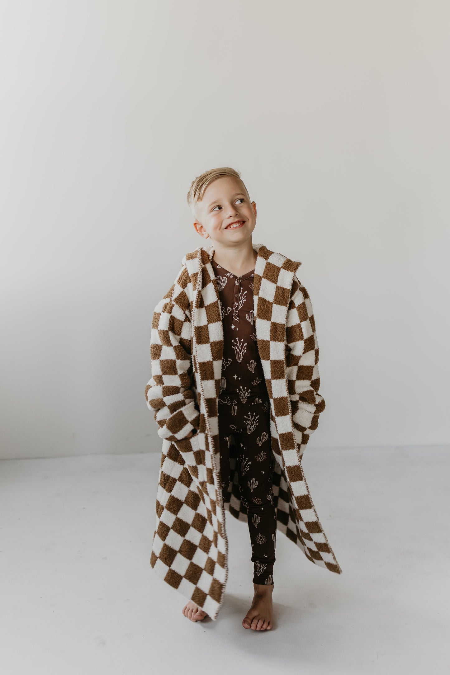 Children's Hooded Robe | Minty x ff Wild West