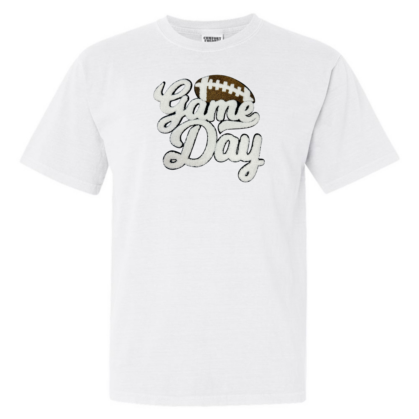 Football 'Game Day' Letter Patch T-Shirt