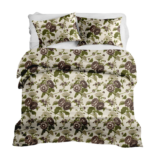 Britain in Olive & Pluff Duvet Cover