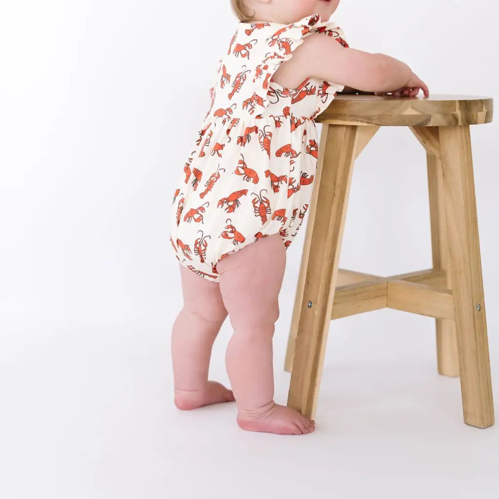 Betsy Romper in Crawfish