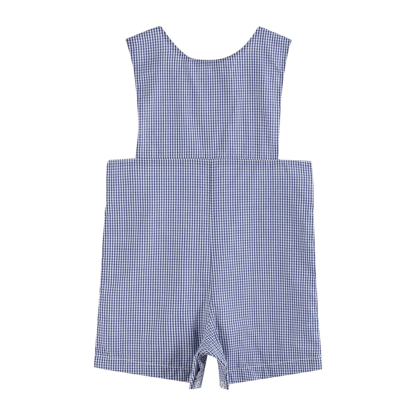 Lil Cactus - Blue USA Flag Smocked Shortalls