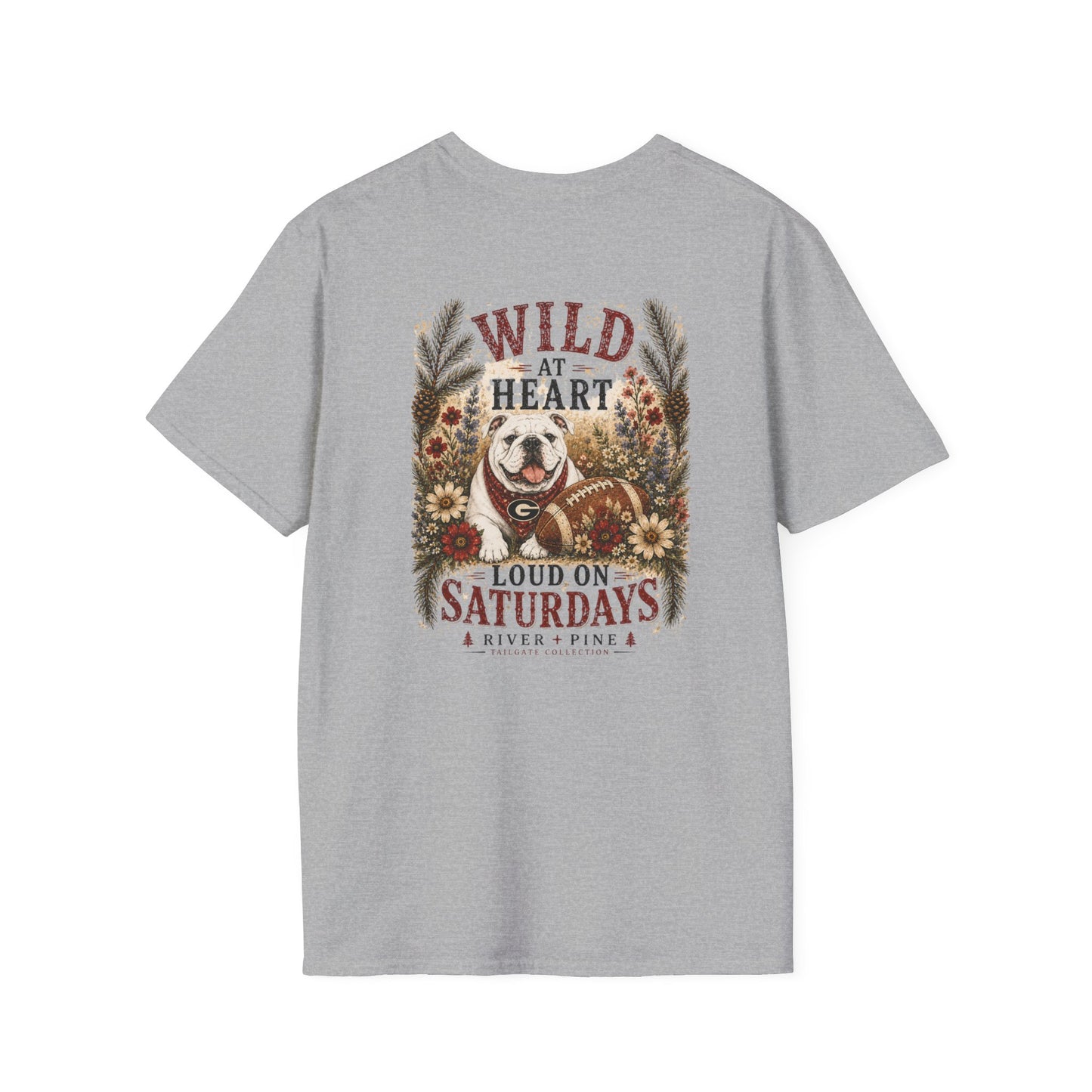 'River & Pine' - Wild Heart, Loud on Saturdays - Women's Tee Gildan Softstyle