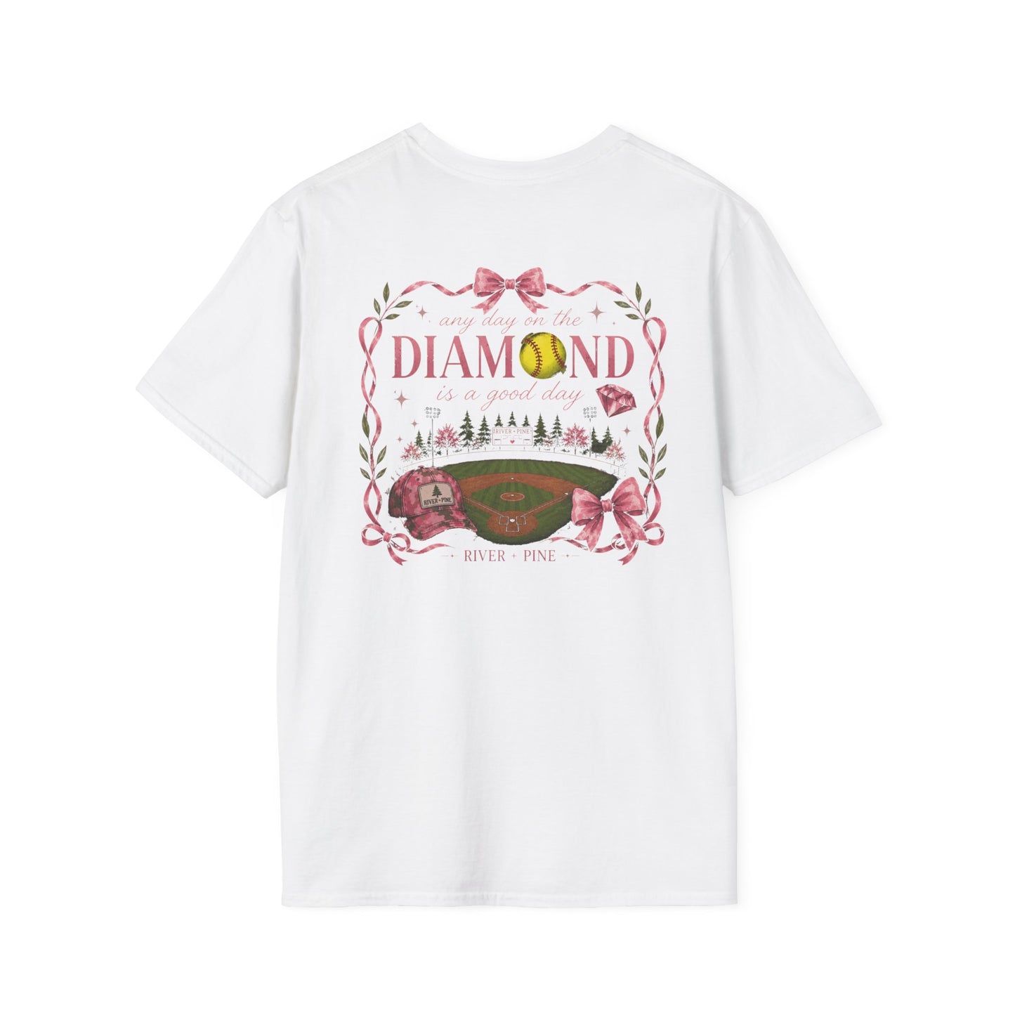 River + Pine - Anyday on the Diamond is a Good Day Women's Tee