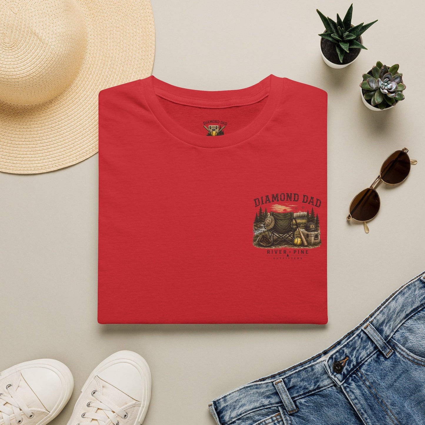 River + Pine - Diamond Dad  T-Shirt