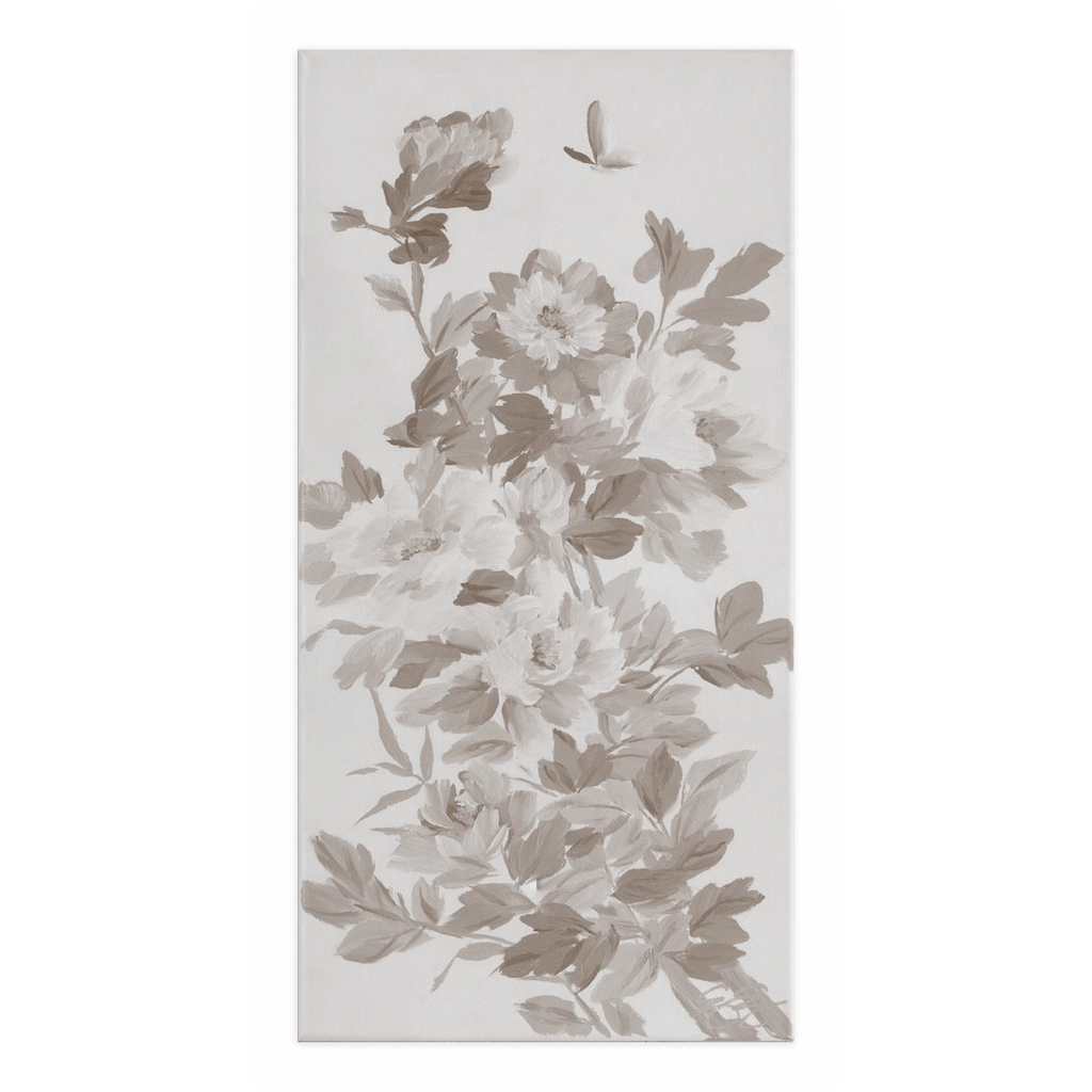 Eloise, a taupe chinoiserie canvas wrap print