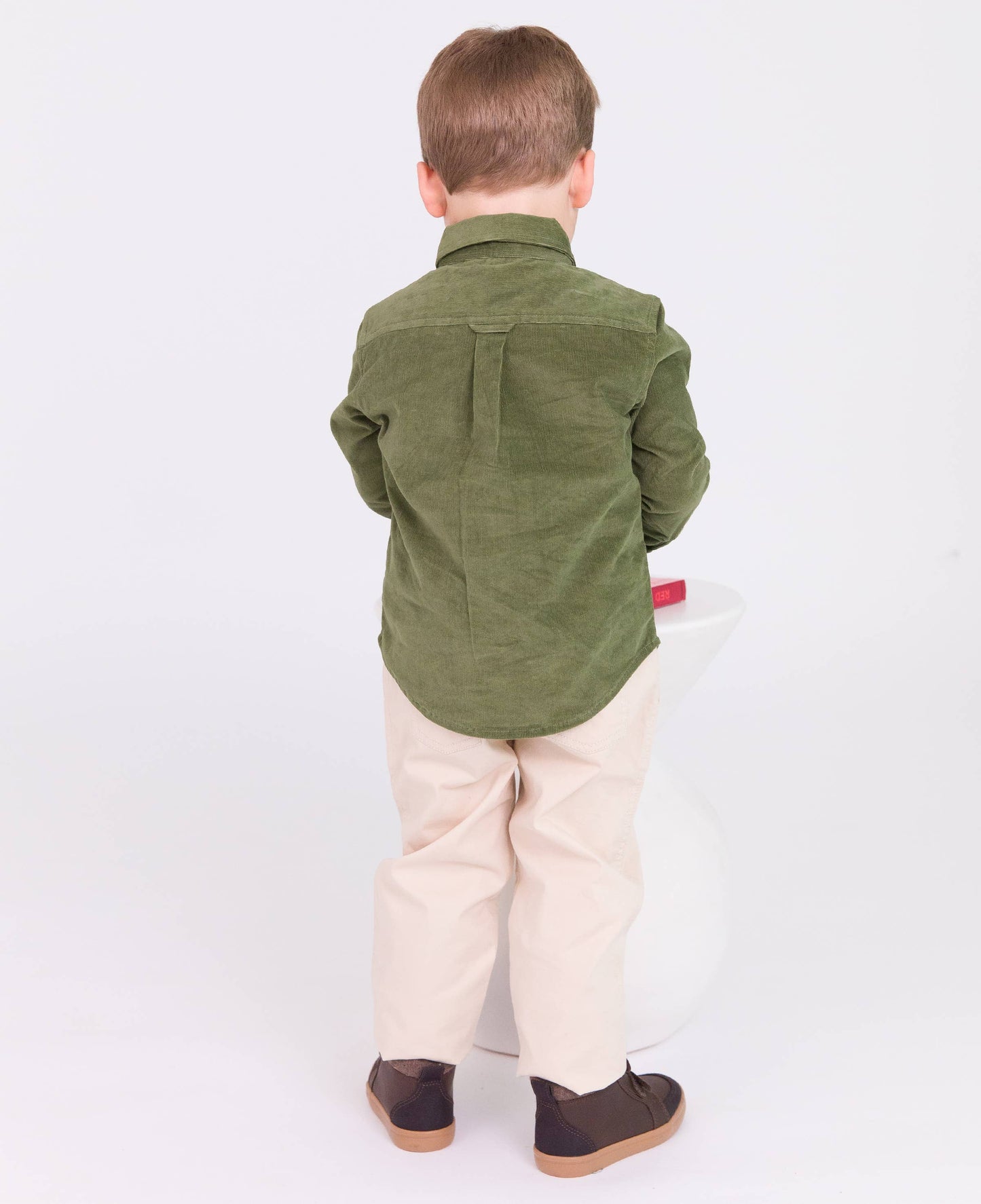 RuffleButts + RuggedButts - Boys Khaki Stretch Chino Pants