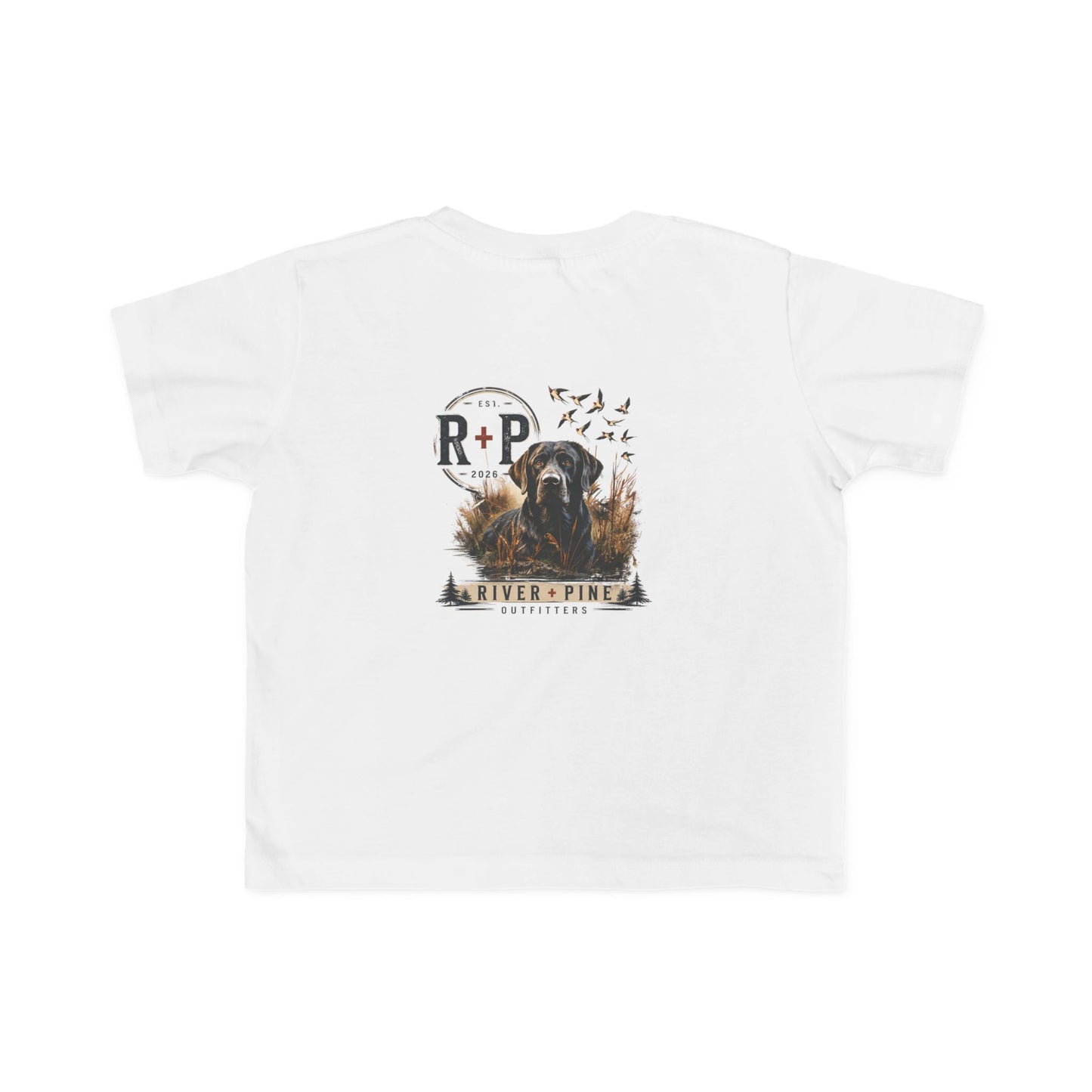 River & Pine Black Dog in Reeds Toddler Graphic Tee (R+P)