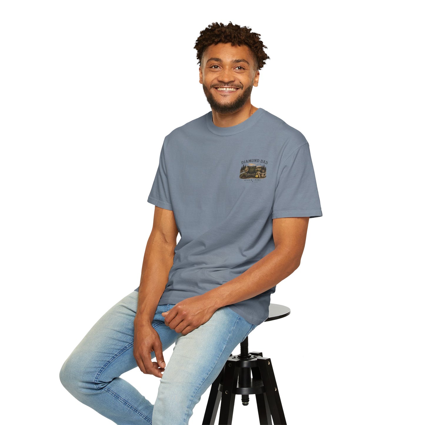 River + Pine Comfort Colors - Diamond Dad Tee