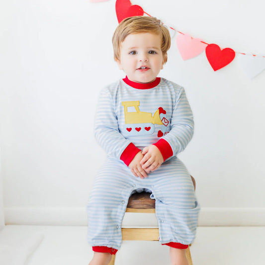 Jellybean Loads of Love Romper