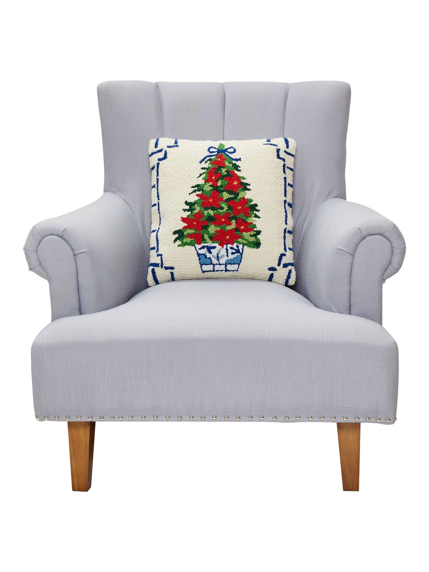 Peking Handicraft - Chinoiserie Tree Hook Pillow