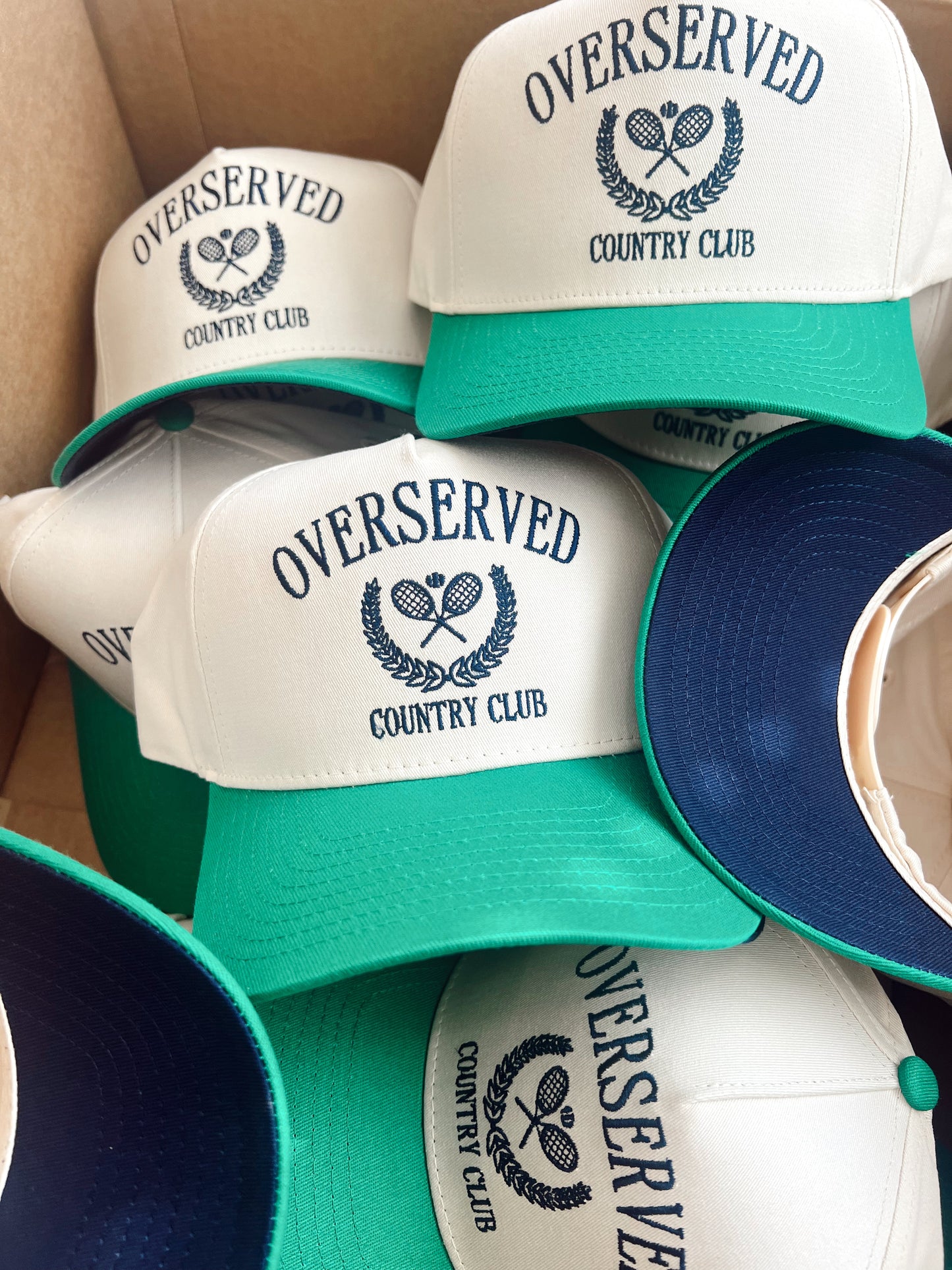 Overserved Country Club - Green Vintage Trucker Hat