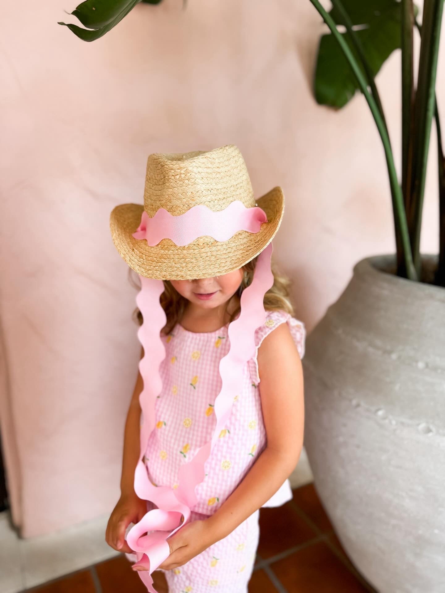 Coastal Cowgirl Hat, Pink (Girls)