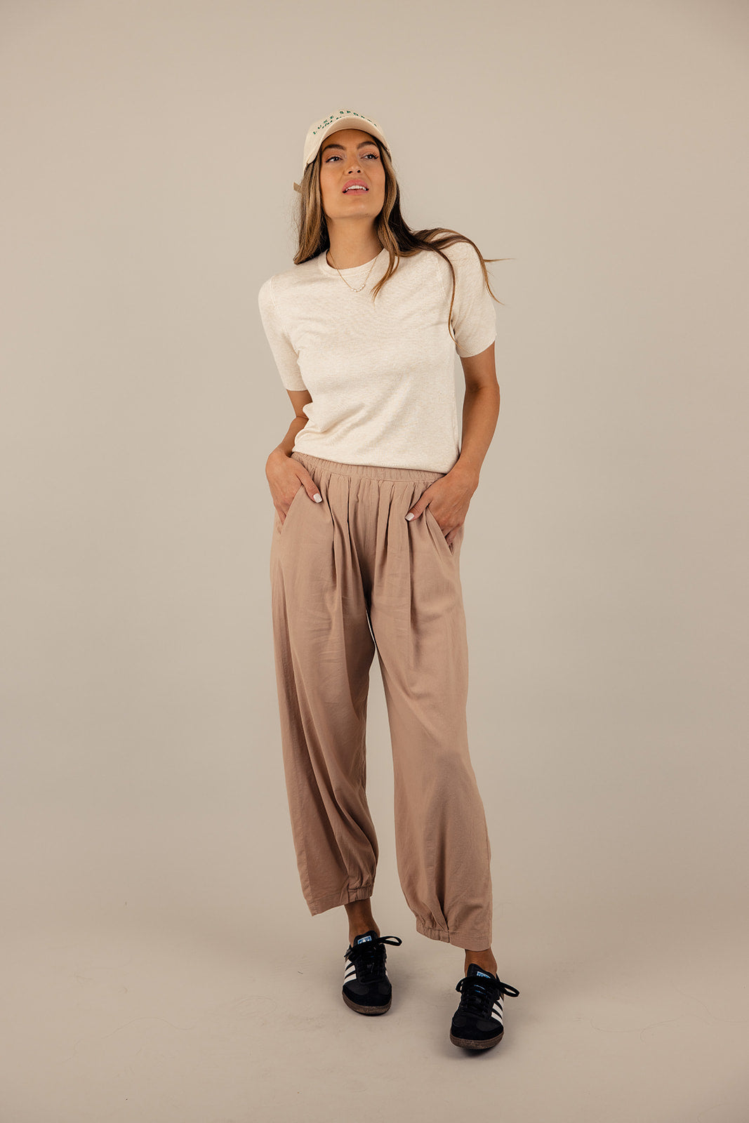 Cindi Mid Rise Wide Leg Pants