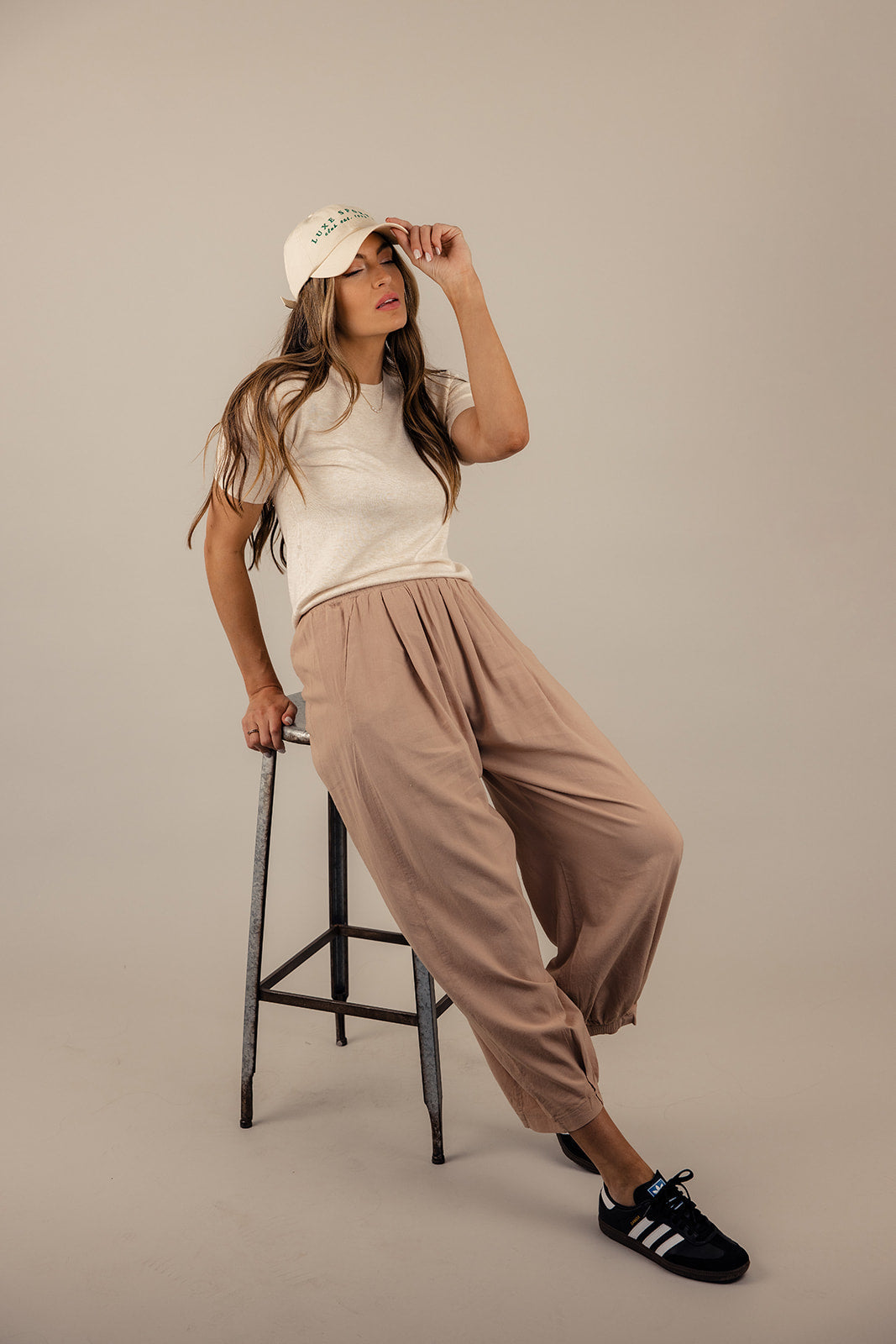 Cindi Mid Rise Wide Leg Pants