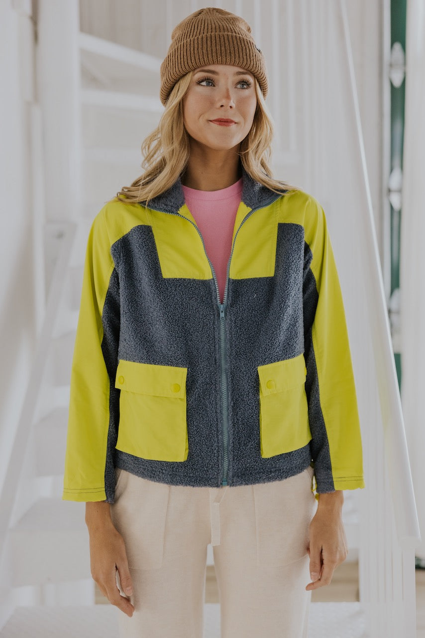 Press Rewind Colorblock Jacket