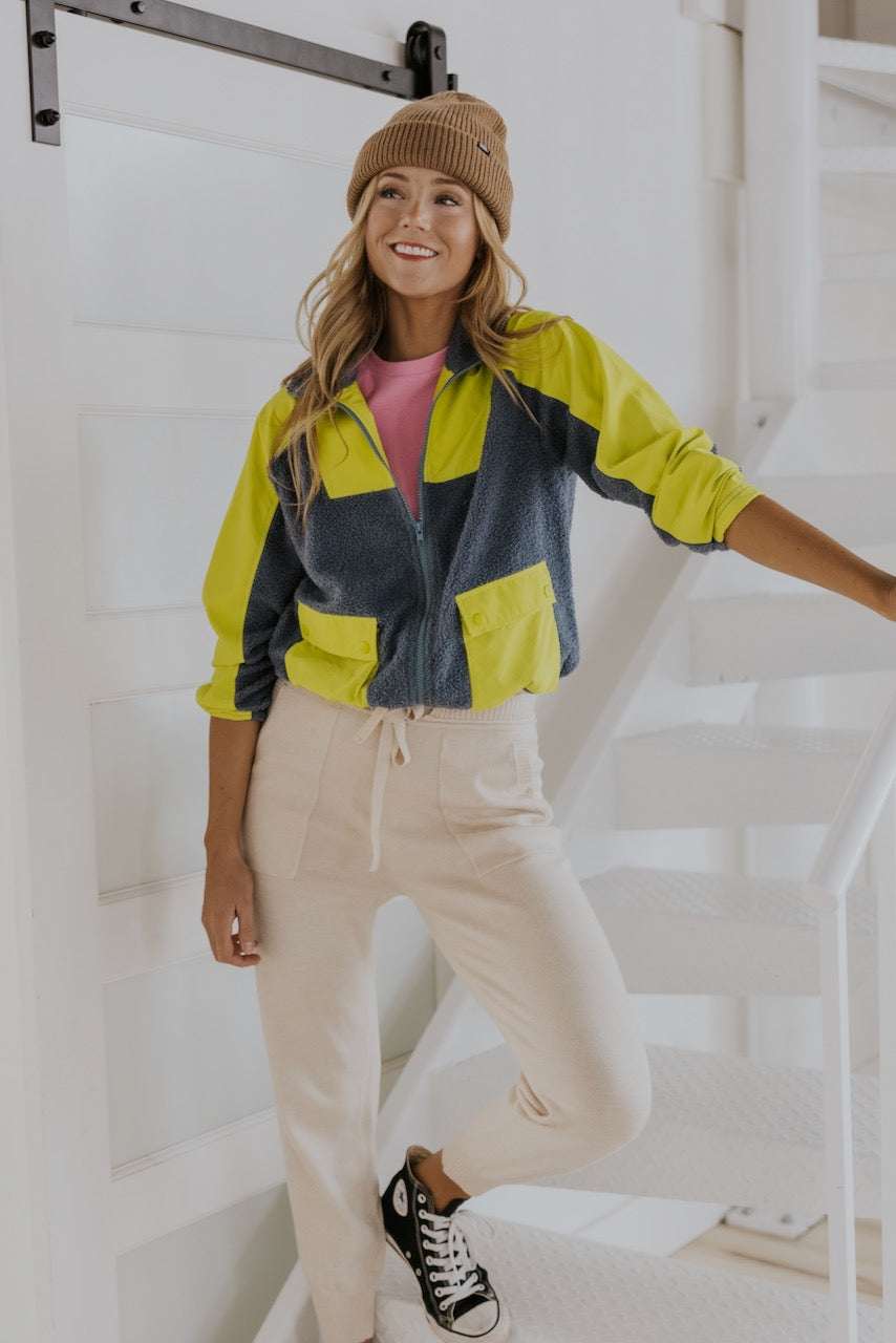 Press Rewind Colorblock Jacket