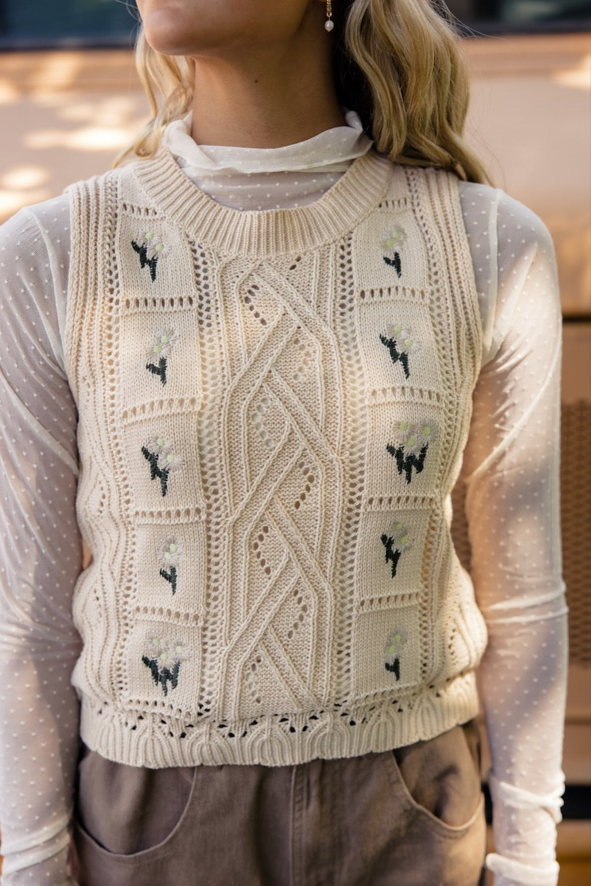 The Ellinor Knit Sweater Vest