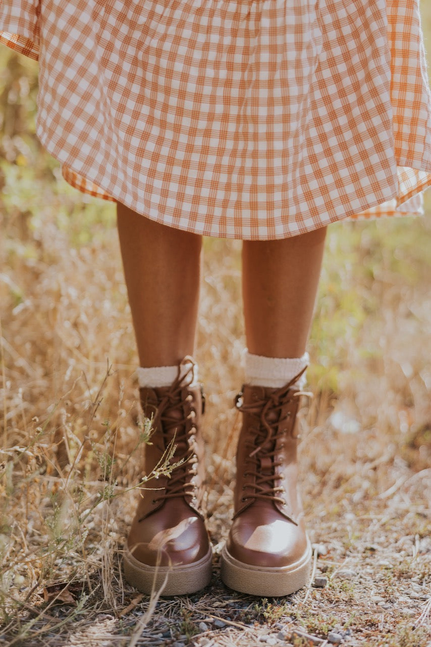 ROOLEE Just Wandering Lace Up Boots