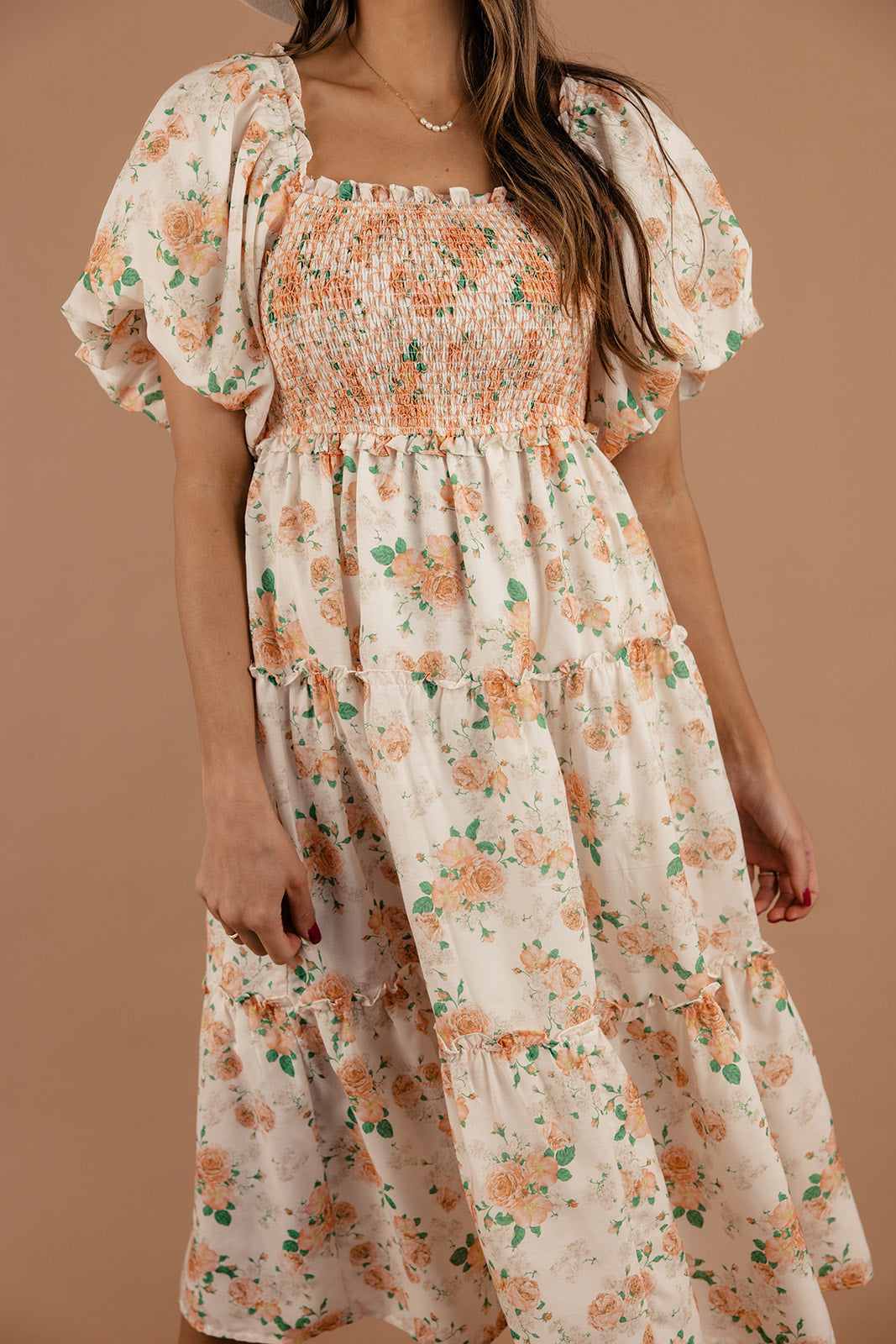 Charlotte Rose Smocked Midi