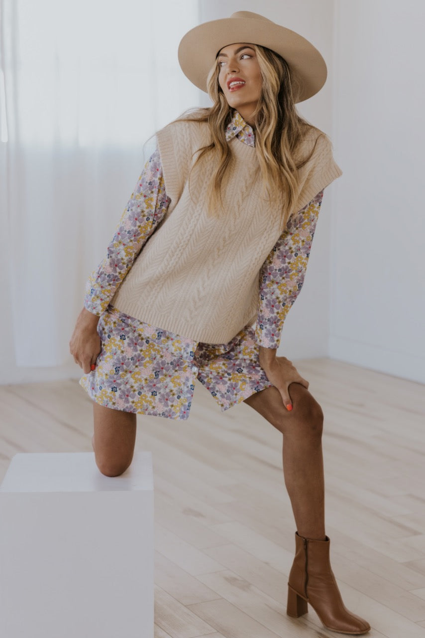 Little Bird Floral Shirt Dress