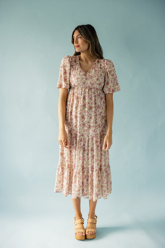 Marmee Flutter Sleeve Dress