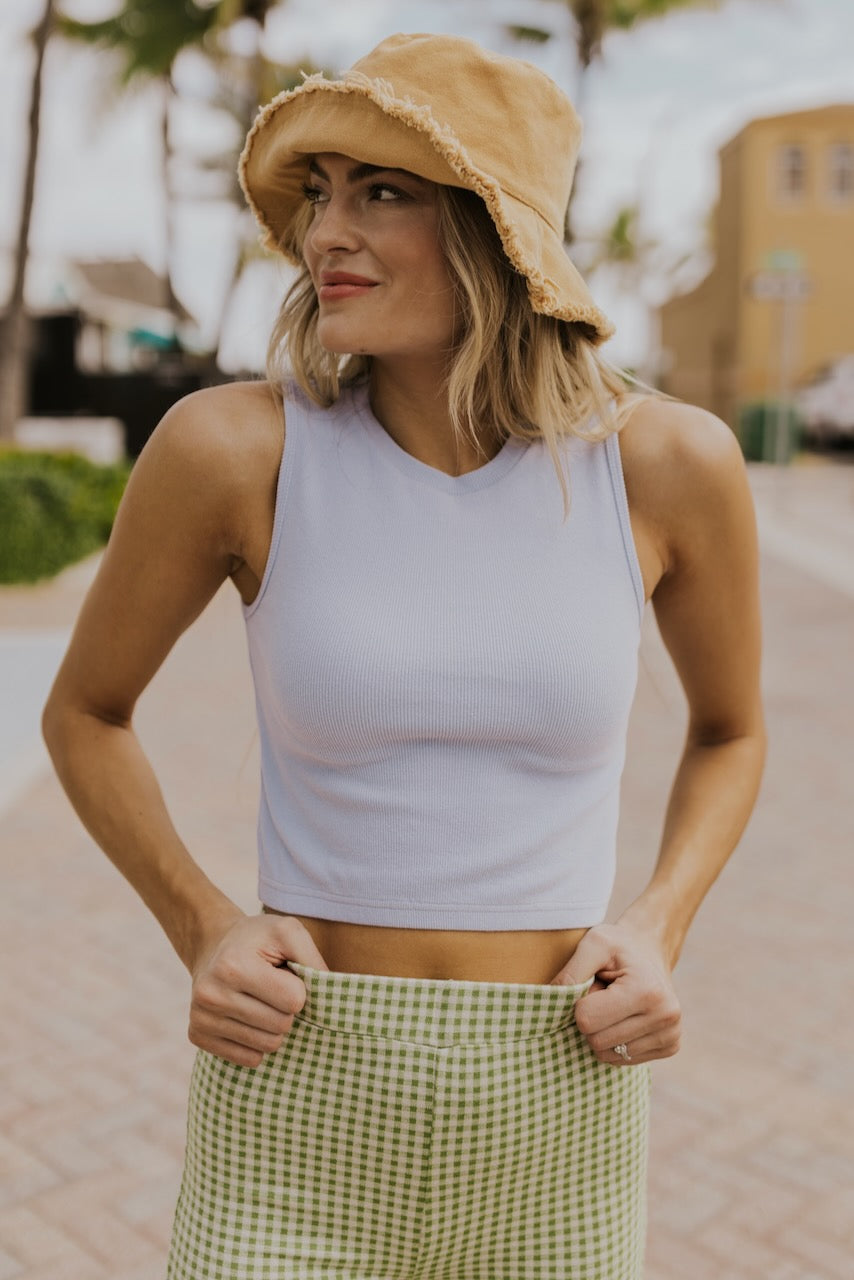 Willow Textured Cropped Tank