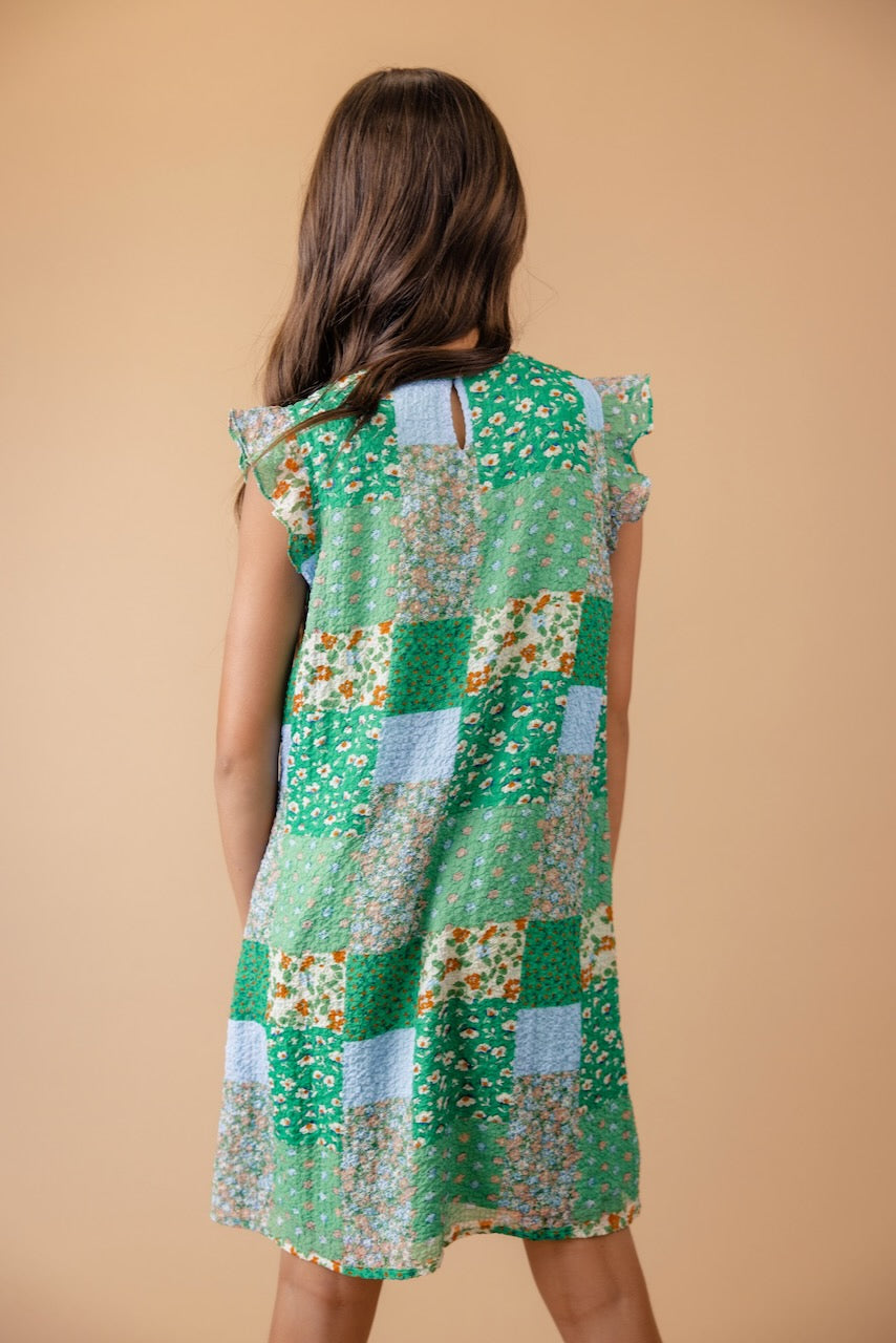 Mini Andarna Patchwork Dress