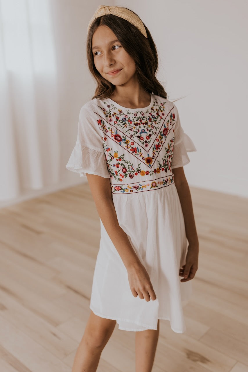 Mini DeMille Embroidery Dress