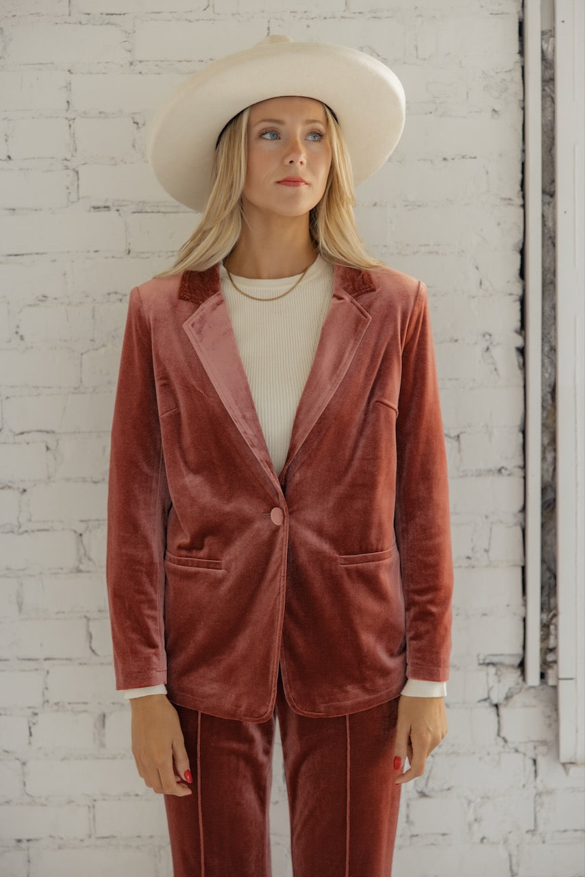 SALT Westgate Velvet Suit Jacket