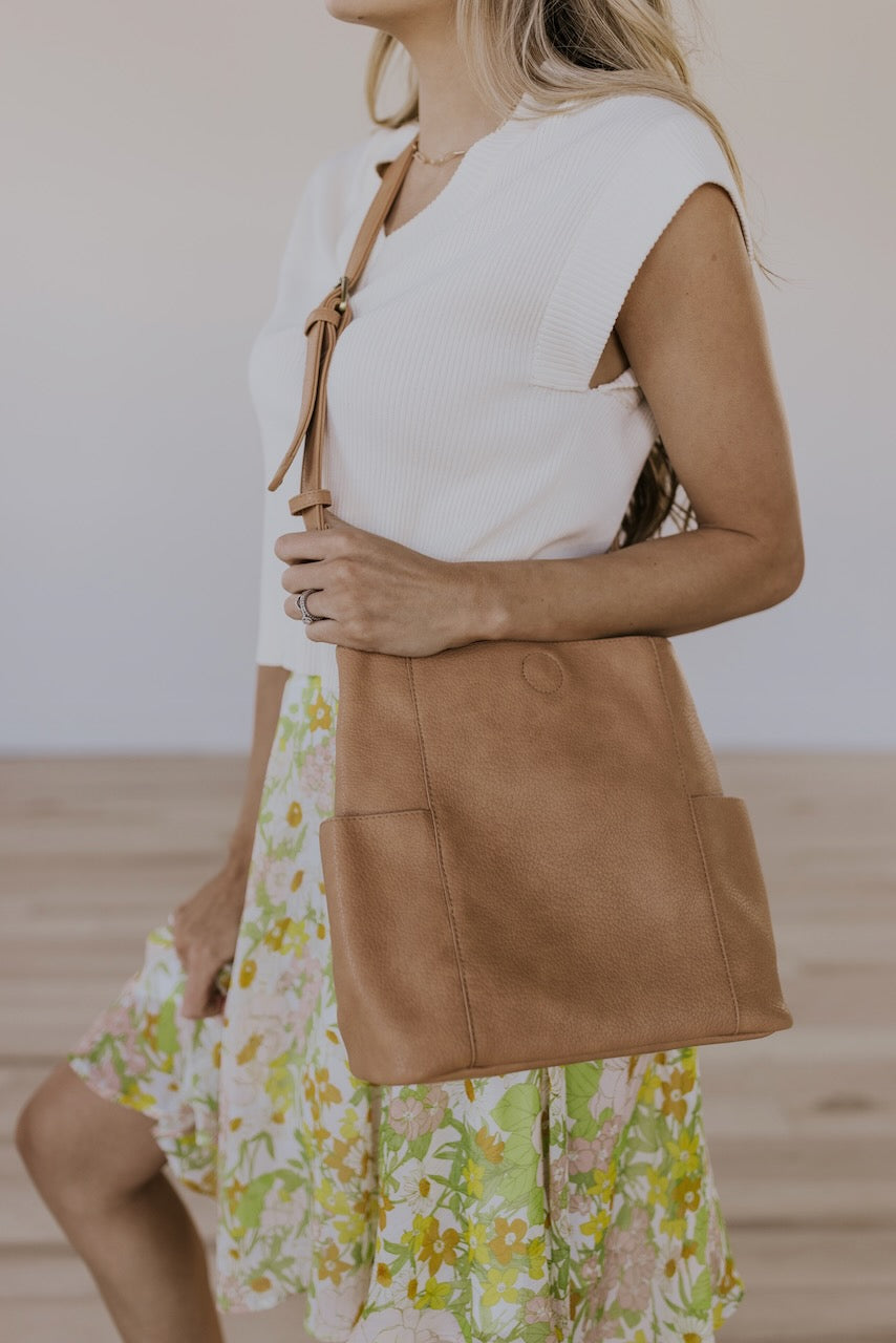 Kayleigh Side Pocket Bucket Bag