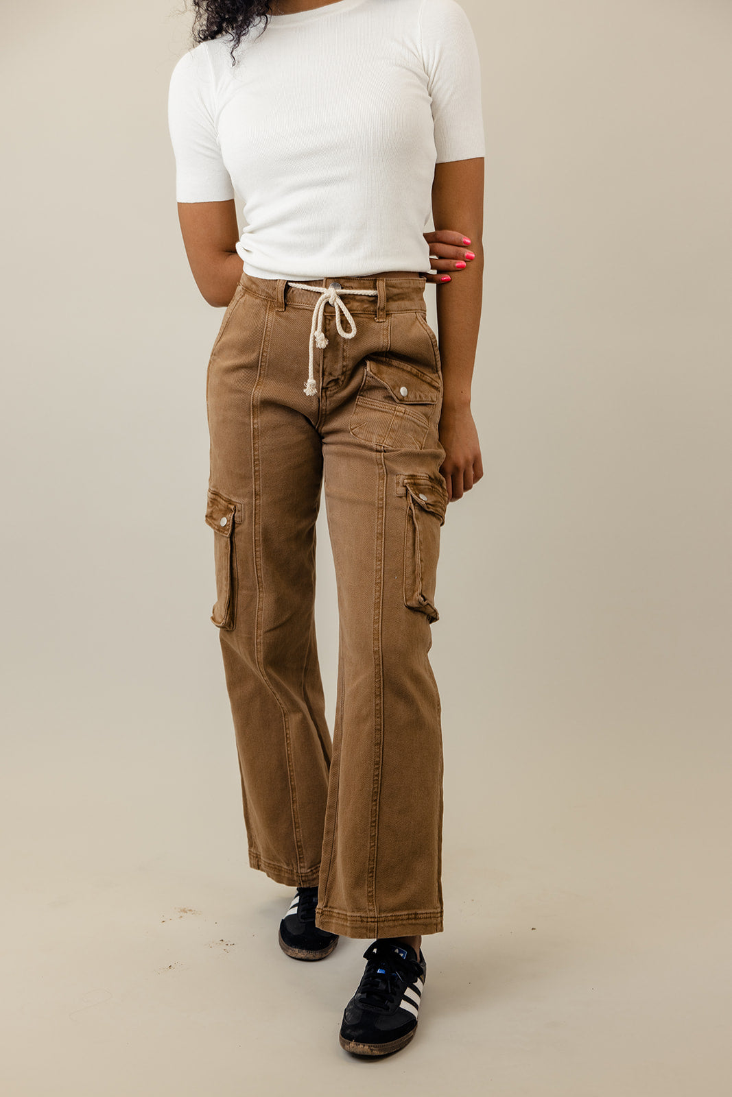 Colton High Rise Cargo Straight Pants