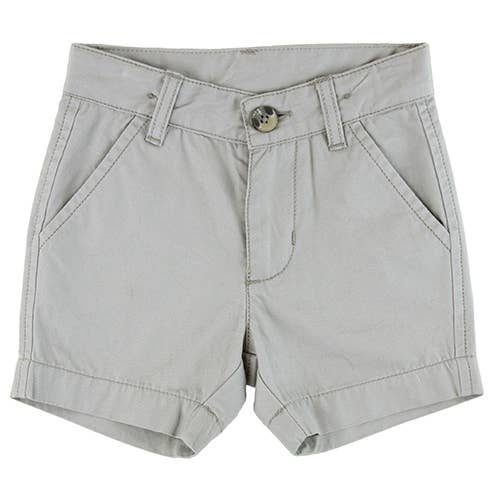 RuffleButts - Harbor Gray Chino Shorts