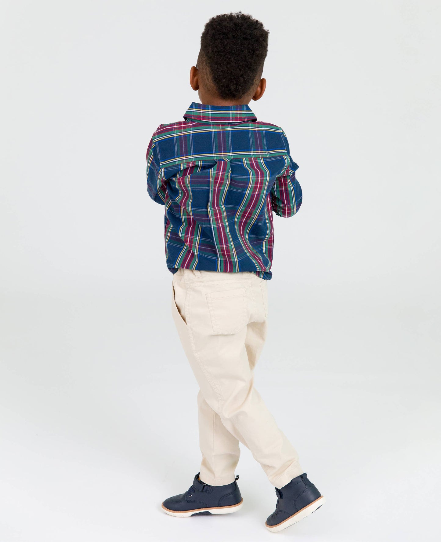 RuffleButts + RuggedButts - Boys Khaki Stretch Chino Pants