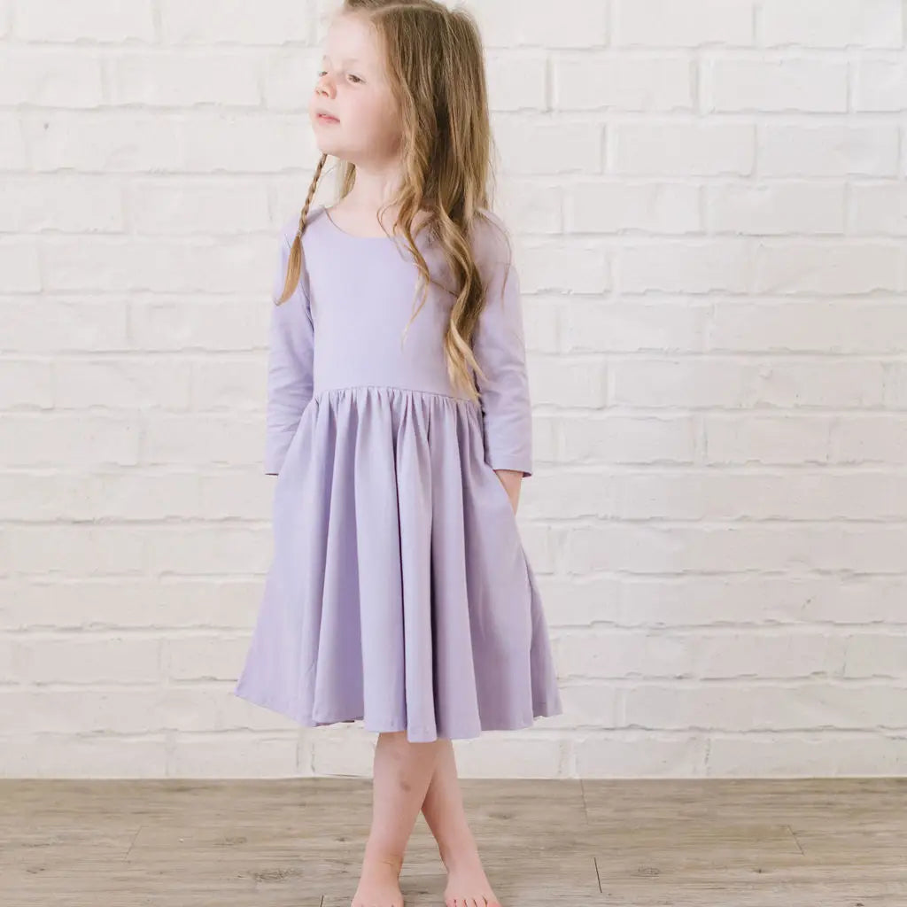 Emile Dress in Lavender 