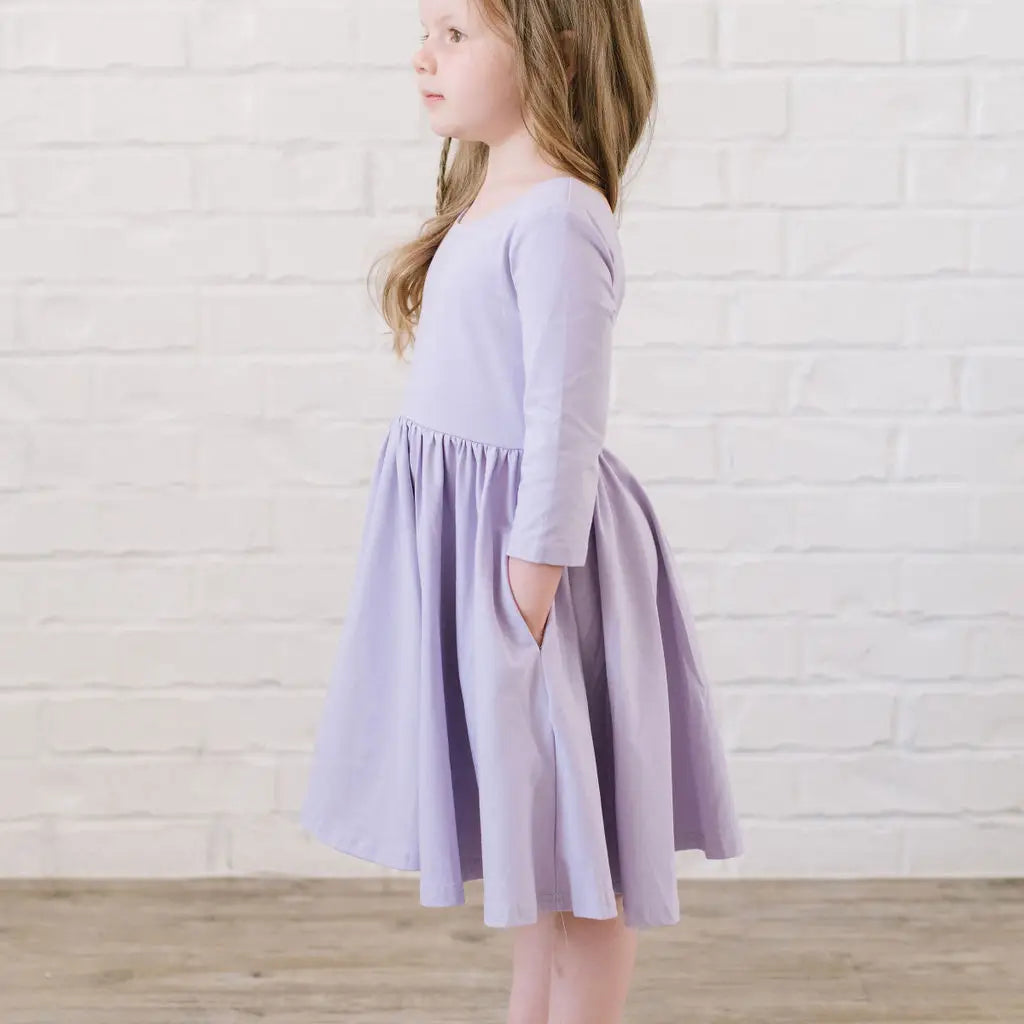 Emile Dress in Lavender 