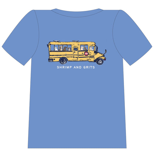 Shrimp and Grits Kids - Graphic Tee - Paws on the Bus