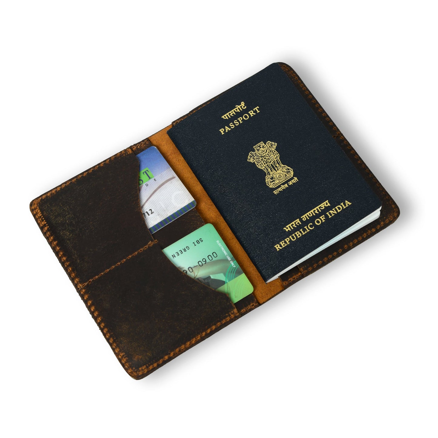 PassportPlus Leather Cover - Brown