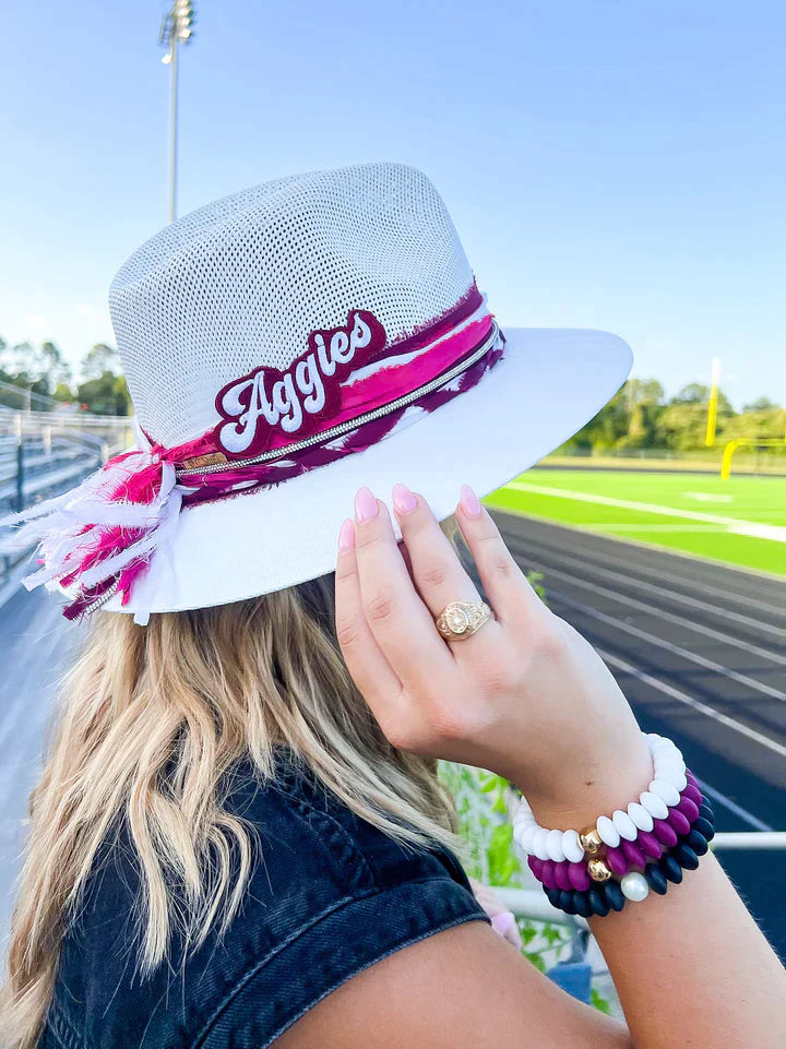 Fedora Straw Hat - College Edition