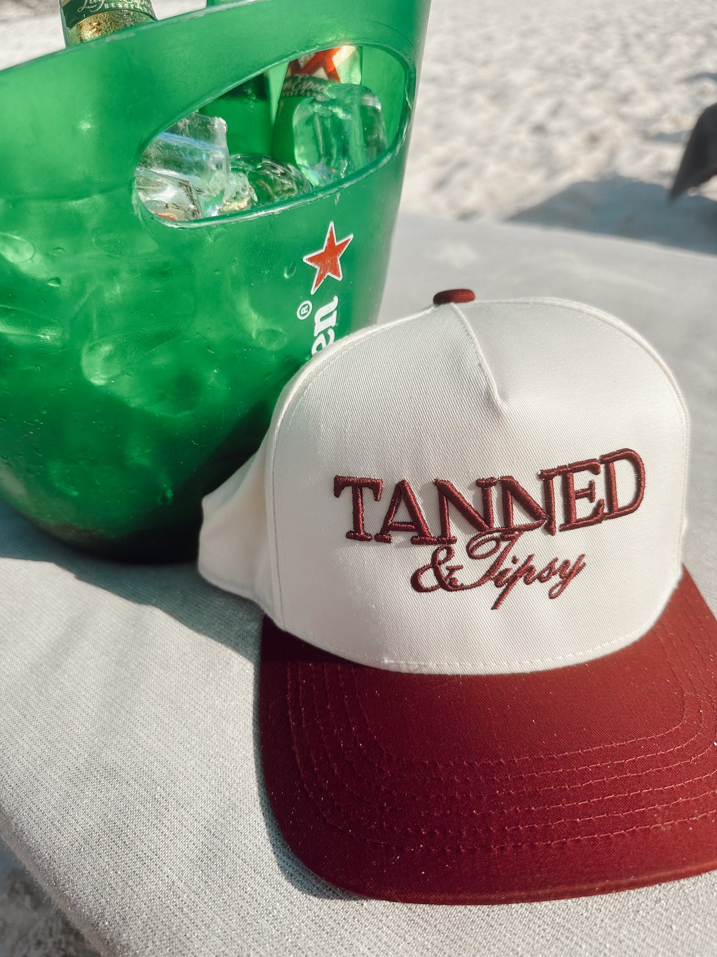 Tanned & Tipsy - Wine Vintage Trucker Hat