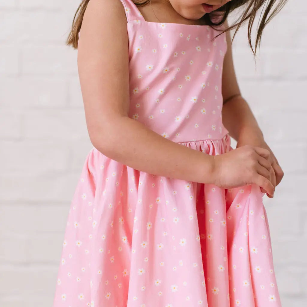 Valerie Dress in Pink Petals 