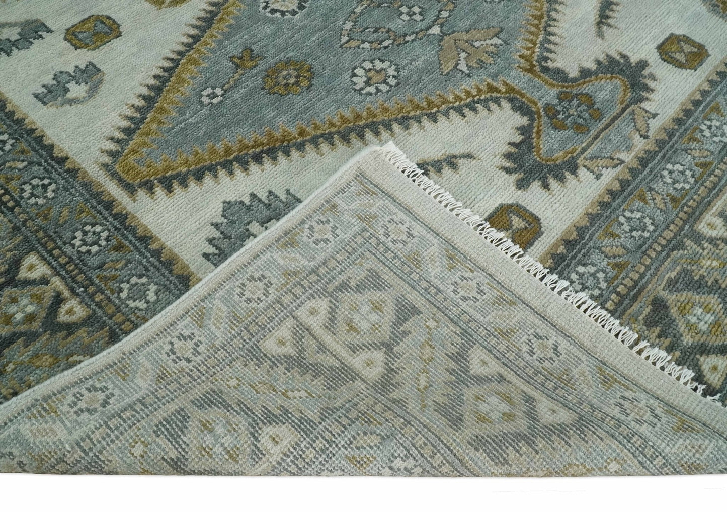 8x10 Ivory, Gray and Camel Oriental Traditional Persian Area Rug | TRDCP966810