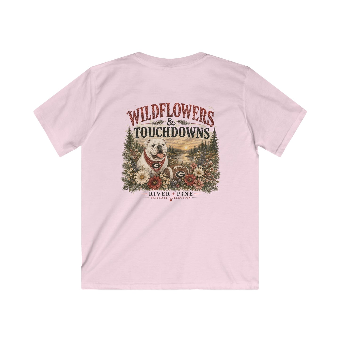 River + Pine Wildflowers & Touchdowns Youth Tee