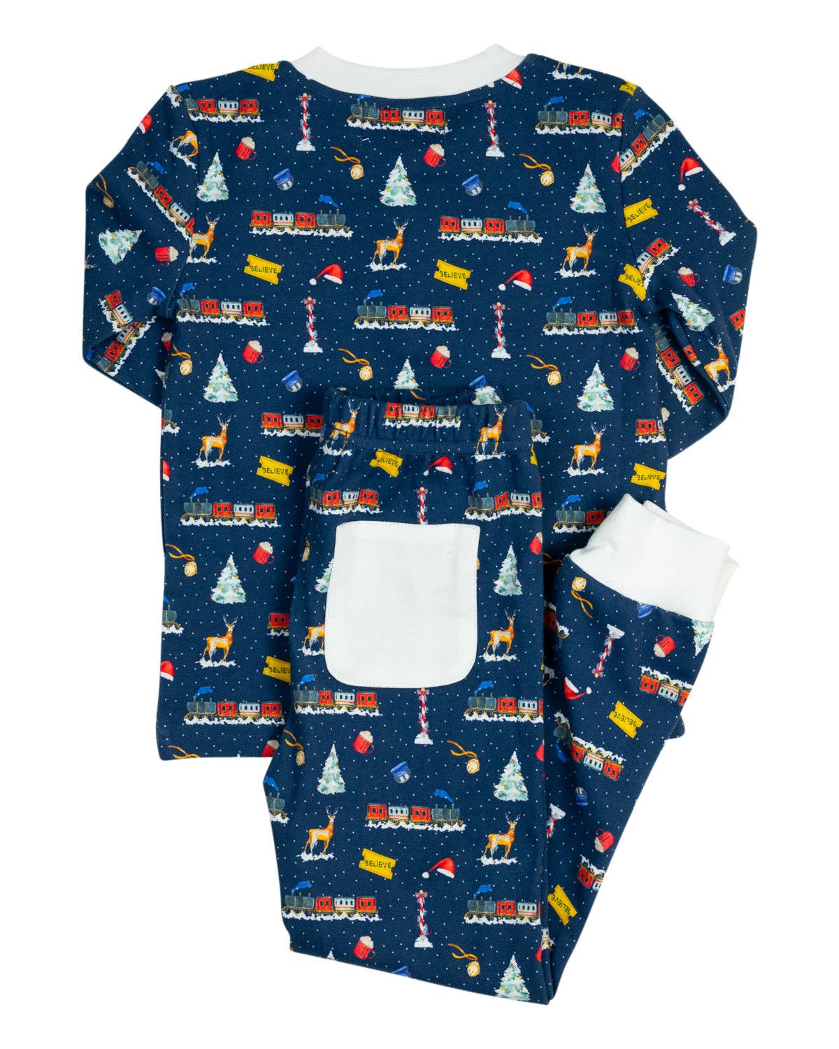 Smockingbird - Polar Express Pajama Set