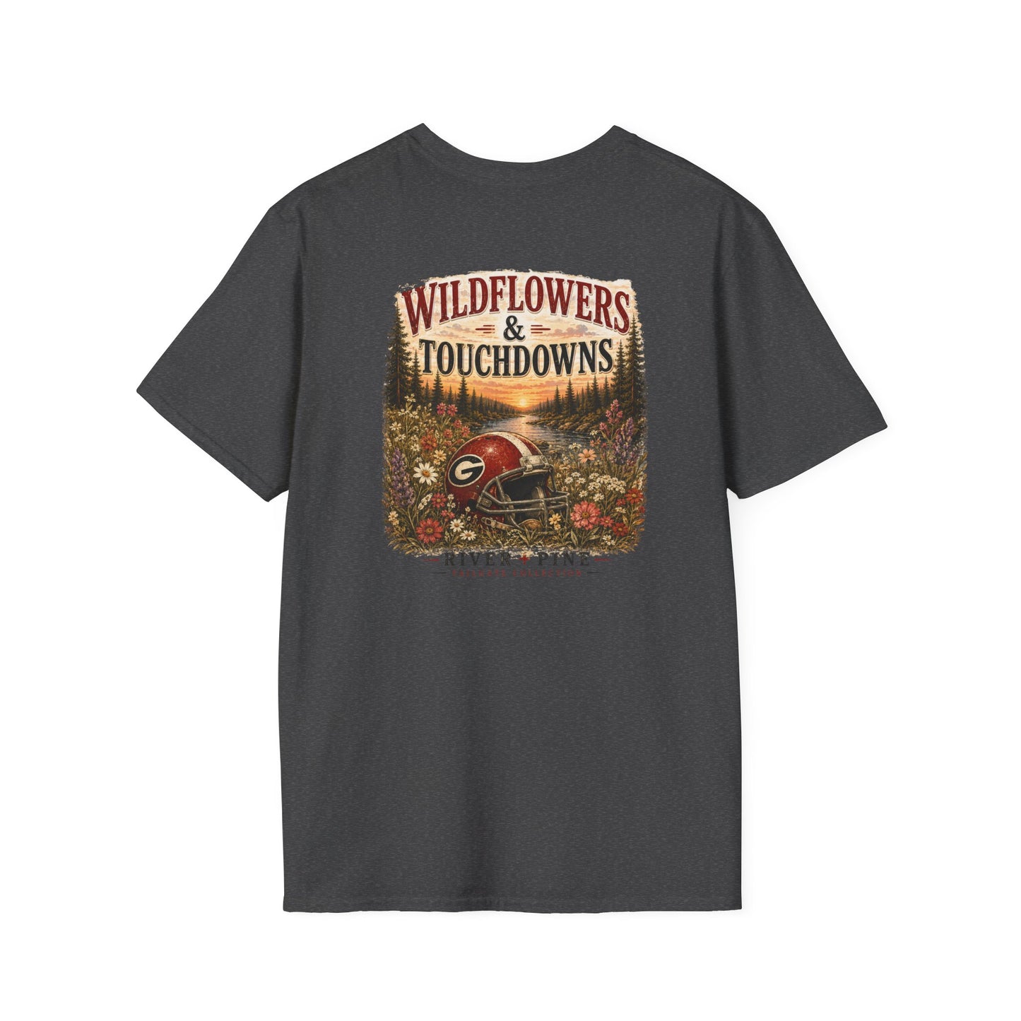 River + Pine - Womens UGA Wildflowers & Touchdowns Tee